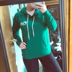Green PINK Hoodie